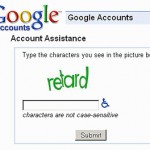 Google 'retard' captcha