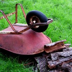 Heavy wheelbarrow