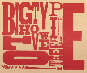 A beautiful type print by Douglas Wilson A beautiful type print by Douglas Wilson
