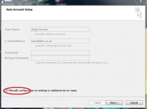 Auto Account Setup