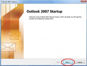 Outlook 2007 Startup